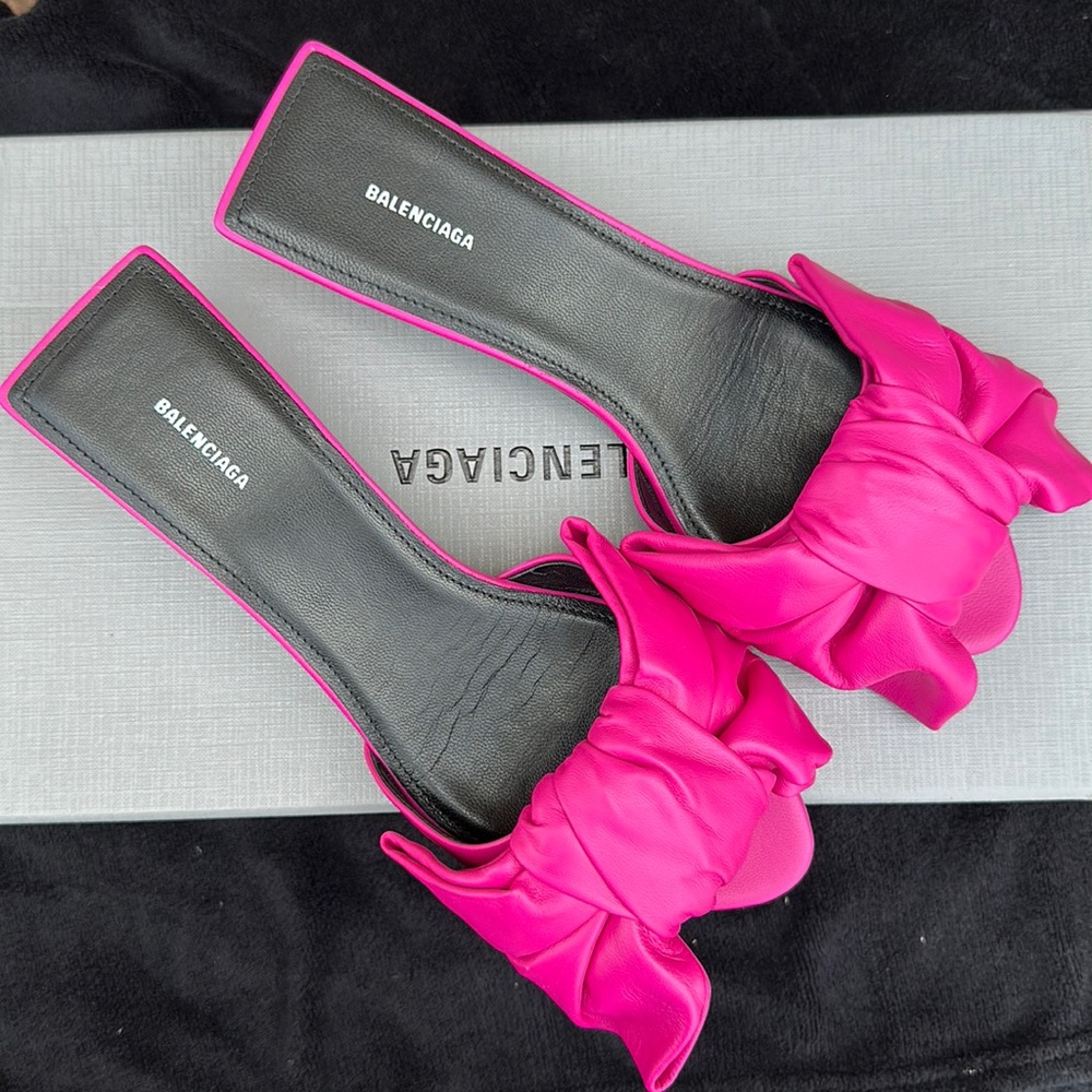 Balenciaga Pink Bow Heel